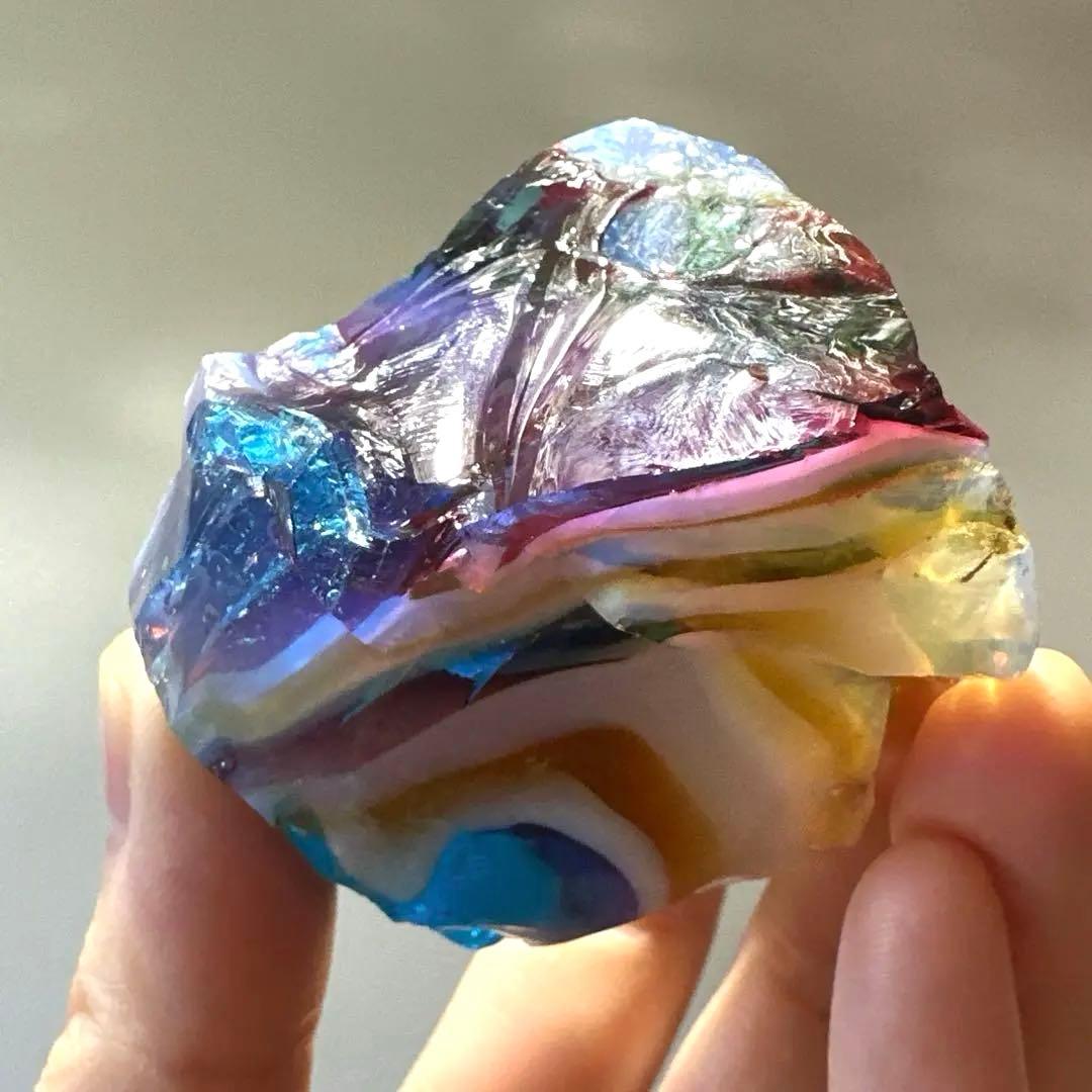 アンダラクリスタル シエラネバダ マルチカラー132.6g レア Andara