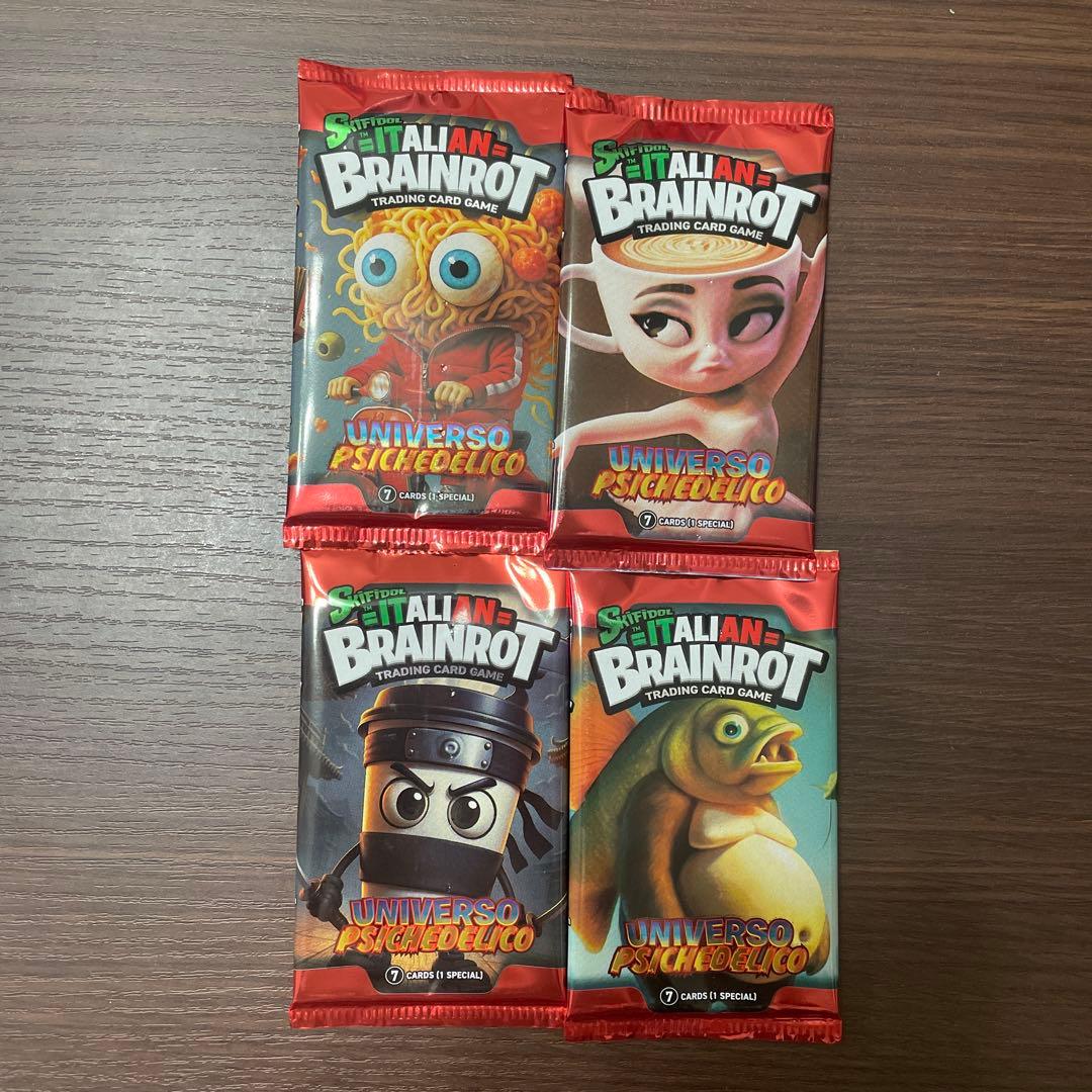大阪万博 イタリアンブレインロットトレーディングカードパック 4