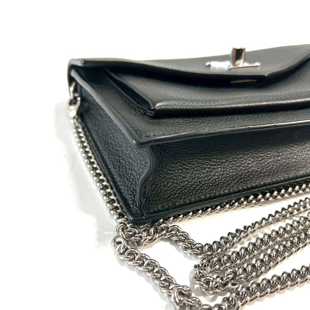 ルイヴィトン ショルダーバッグ ポシェット ロックミー チェーン ロゴ ノワール