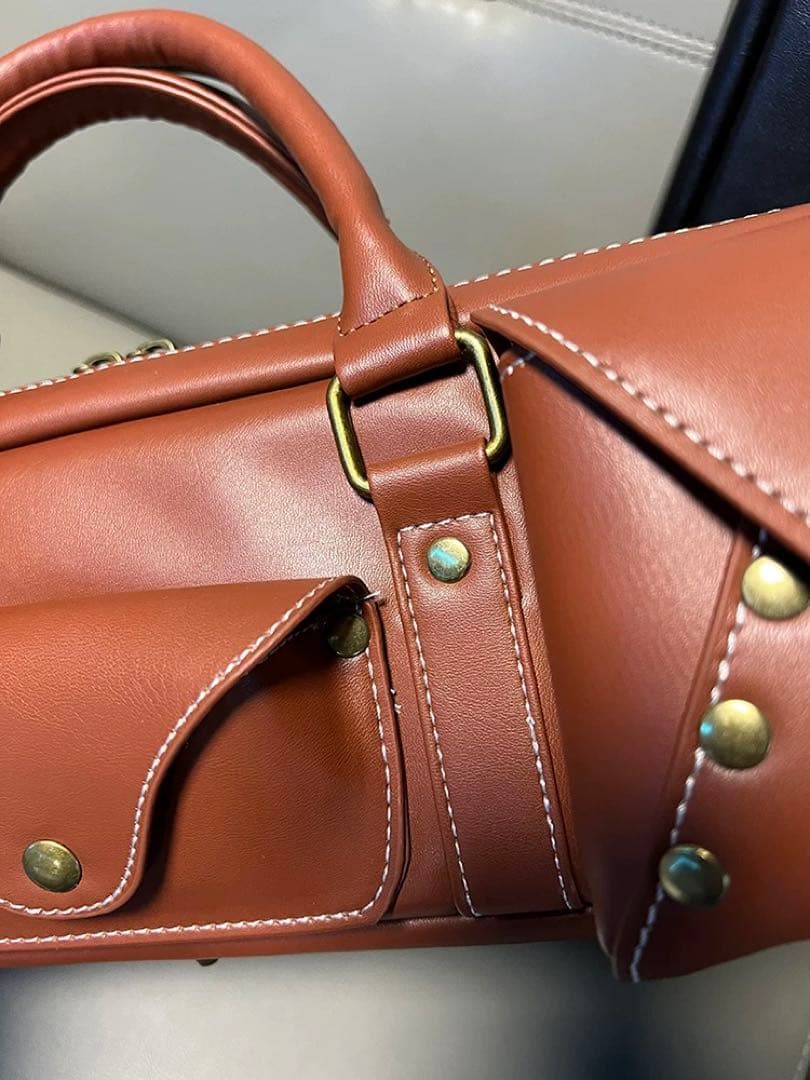 キューケース　ブラウン革　2B4S