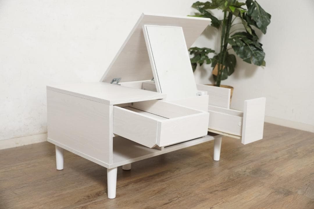 新品】コスメ ドレッサー テーブル 幅75cm アウトレット - ドレッサー