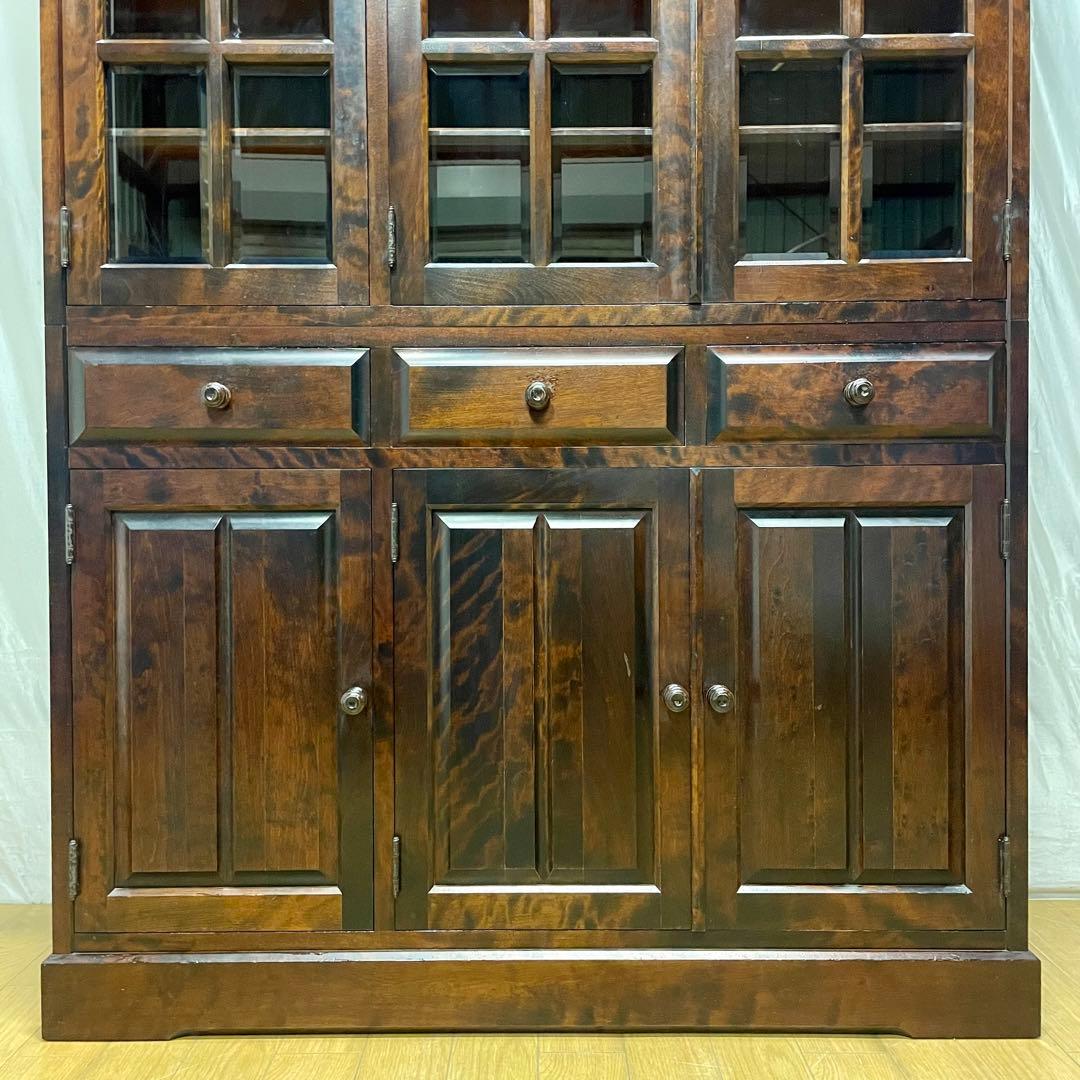 北海道民芸家具】食器棚 イズヤオンライン | 北海道民芸家具 HM160K 食器棚