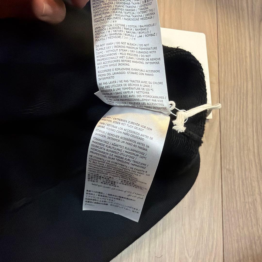 JIL SANDER プラス　ドローストリング ロゴパッチ パーカー Lサイズ