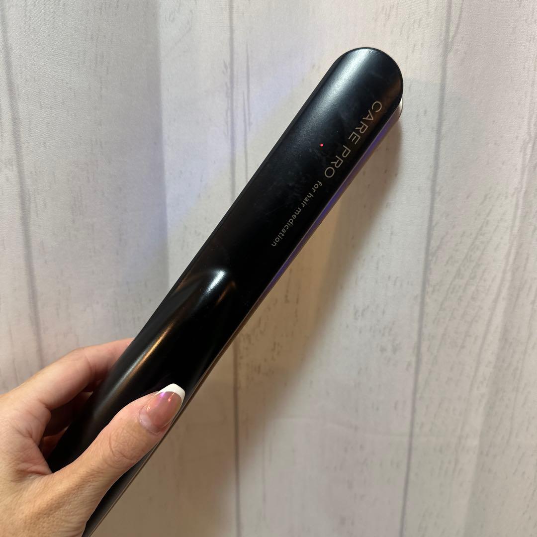 CARE PRO ストレートヘアアイロン ブラック 充電スタンド付き