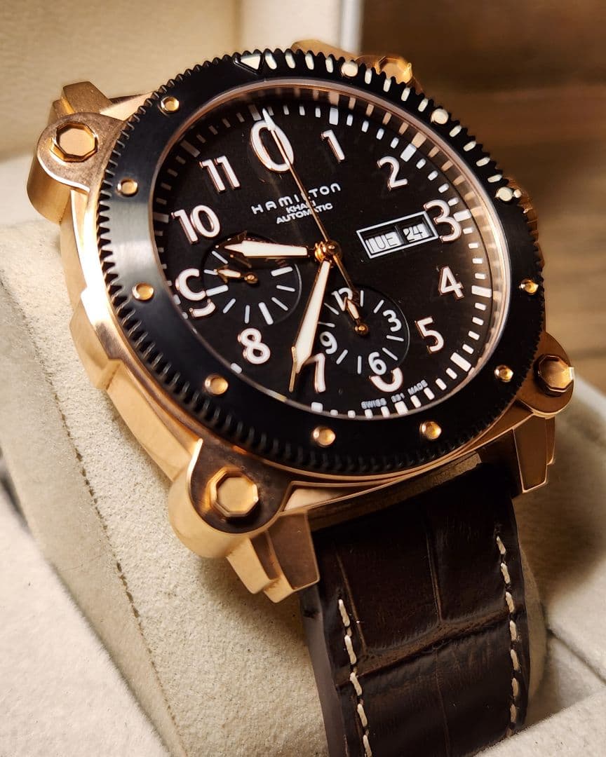 定価31万　ハミルトン　カーキ　ビロウゼロ　自動巻き　腕時計　khaki