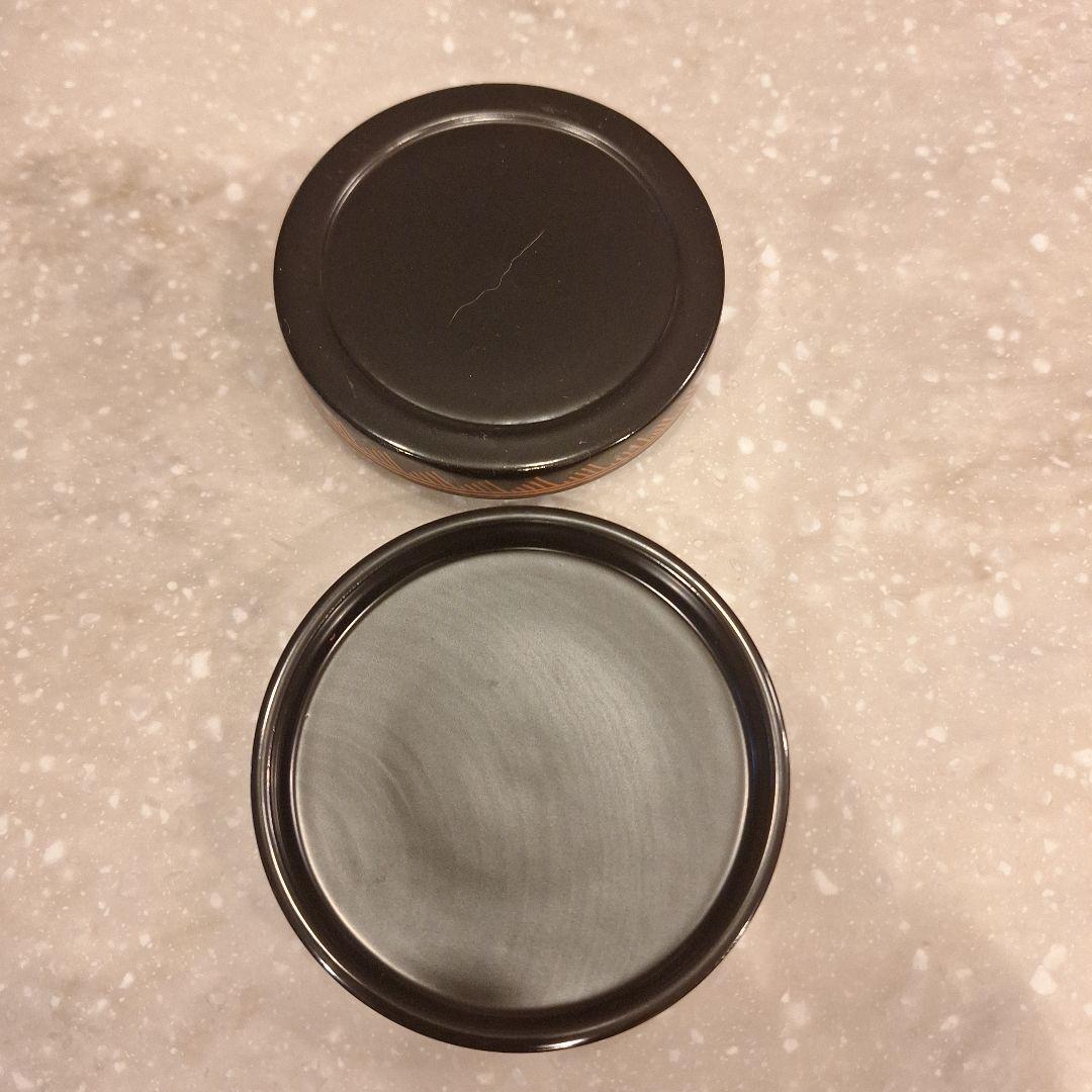 きんま　漆器　朱肉入れ