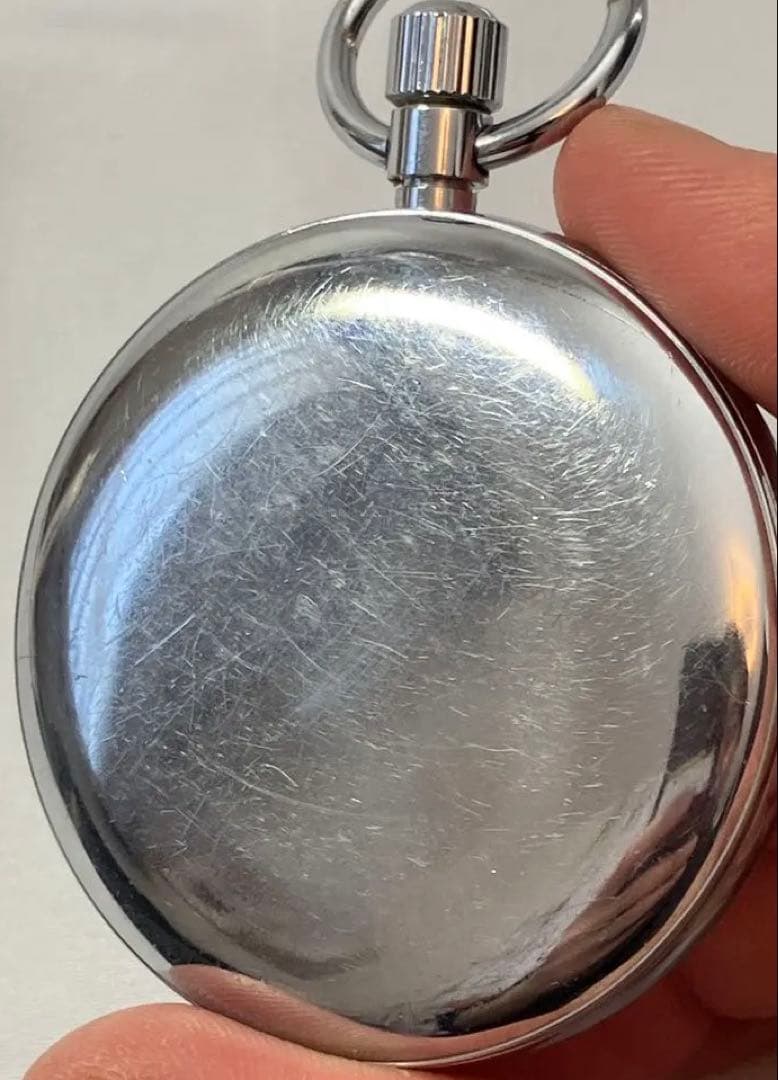 【稼働・美品】SEIKO セイコー プレシジョン　21石　手巻懐中時計