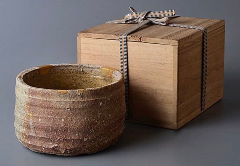 T*u様 【時代 古信楽建水】桃山陶 金継ぎ 茶道具 李朝