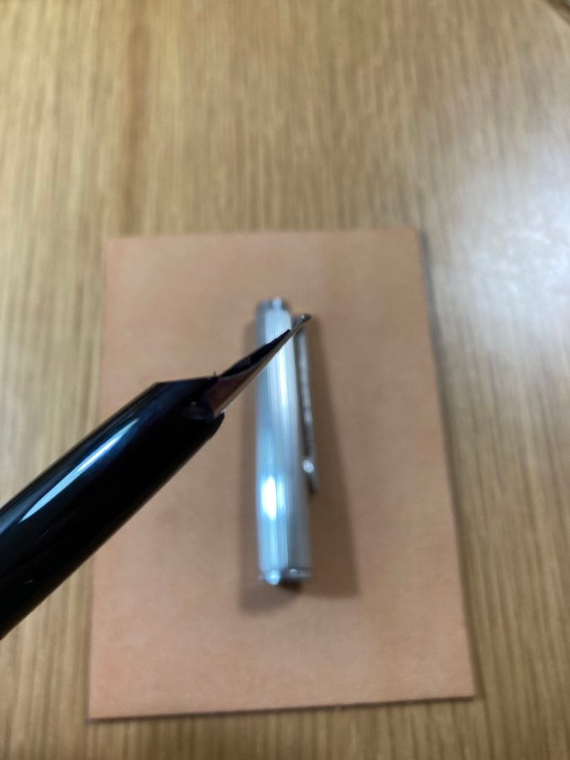 モンブラン 126 万年筆 スターリングシルバー Bニブ 18k