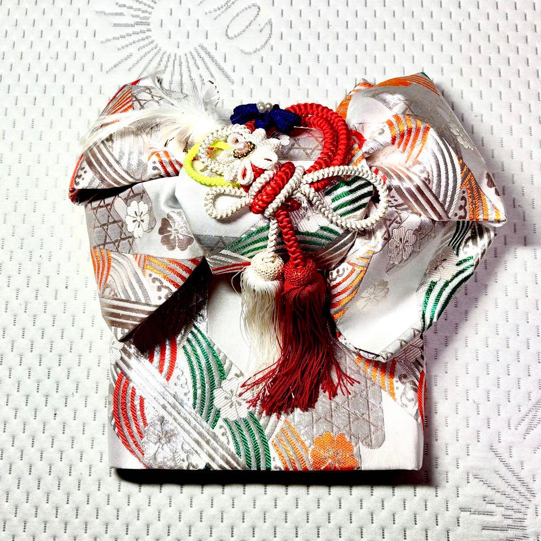 【七五三 七歳女の子　正絹　着物　帯　襦袢　草履バッグ　小物類】