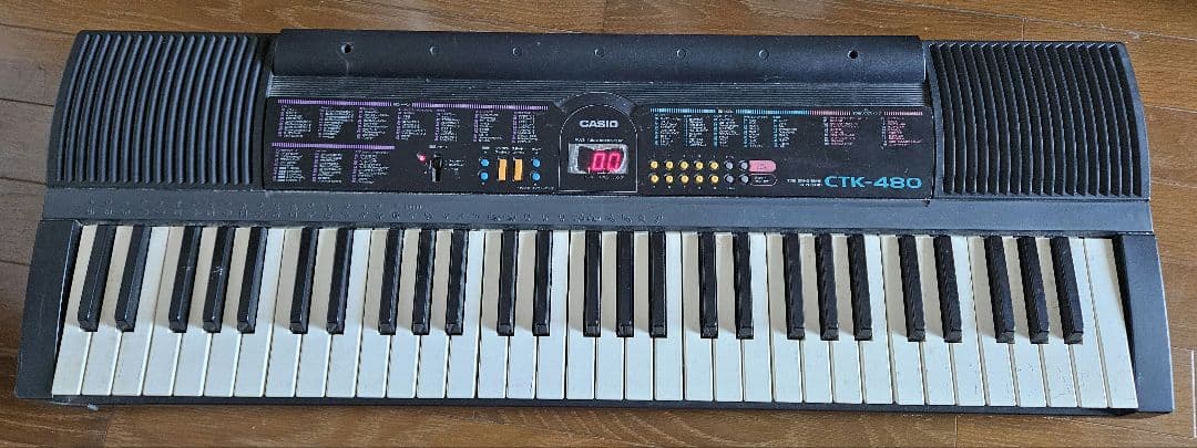 CASIO カシオ CTK-480 ピアノ 電子キーボード 卓上 昭和レトロ - メルカリ