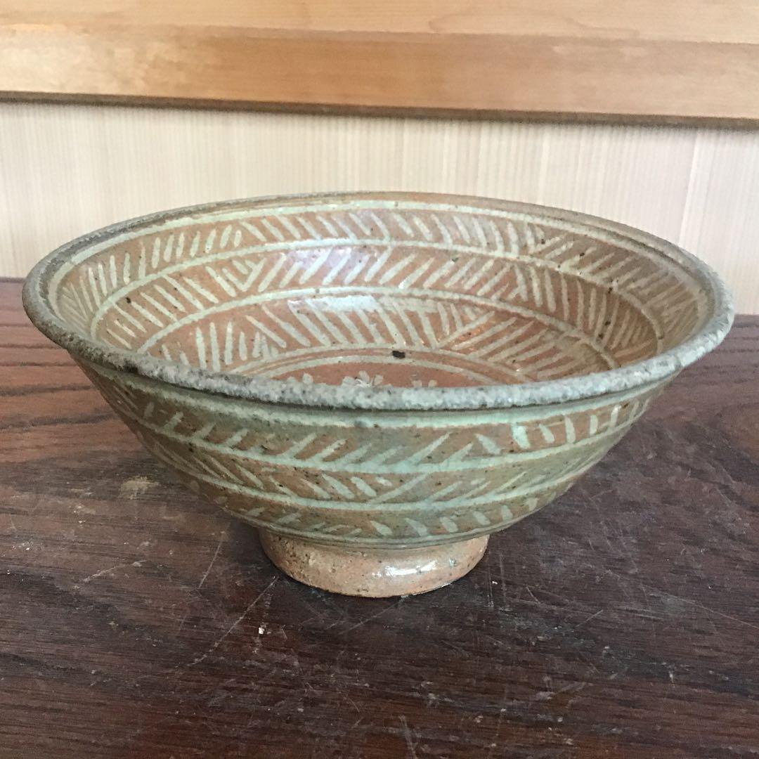 李朝花三嶋茶碗