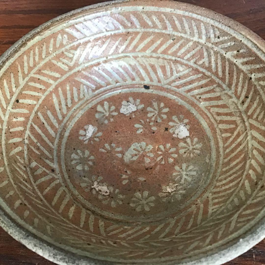 李朝花三嶋茶碗