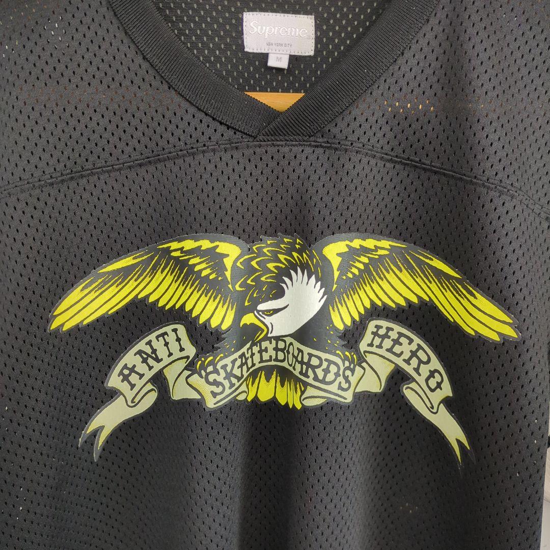 supreme anti hero football t shirt M blk