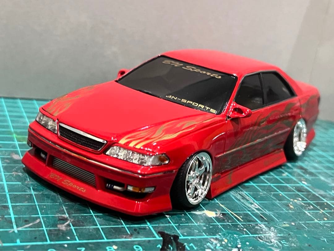 アオシマ 1/24 BNsports JZX100 マークⅡ 箱絵仕様 完成品 | Shop at
