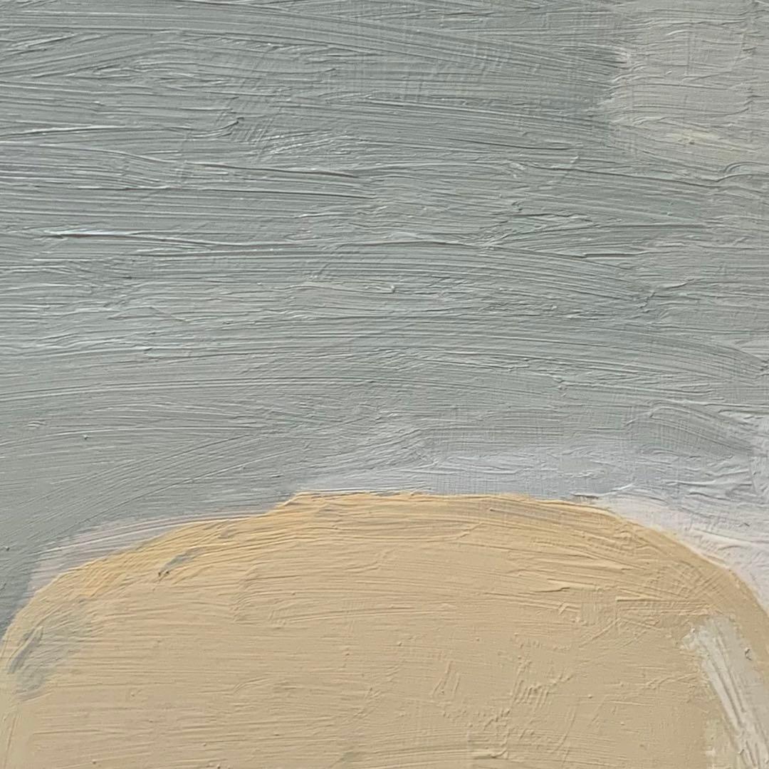 「墓標」 油彩 油絵 木製パネルに油彩 oil on board 現代美術