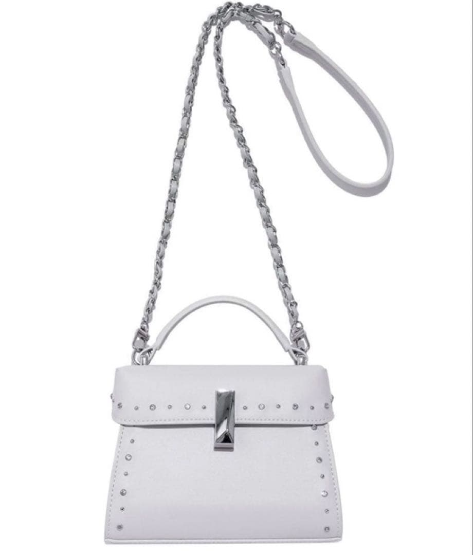 CELFORD セルフォード リュタン　スタッズ　ショルダー　グレージュ