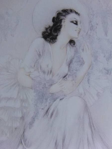 ルイ・イカール、菜の花、希少限定画集・額装画、新品・日本製額縁付、状態良好