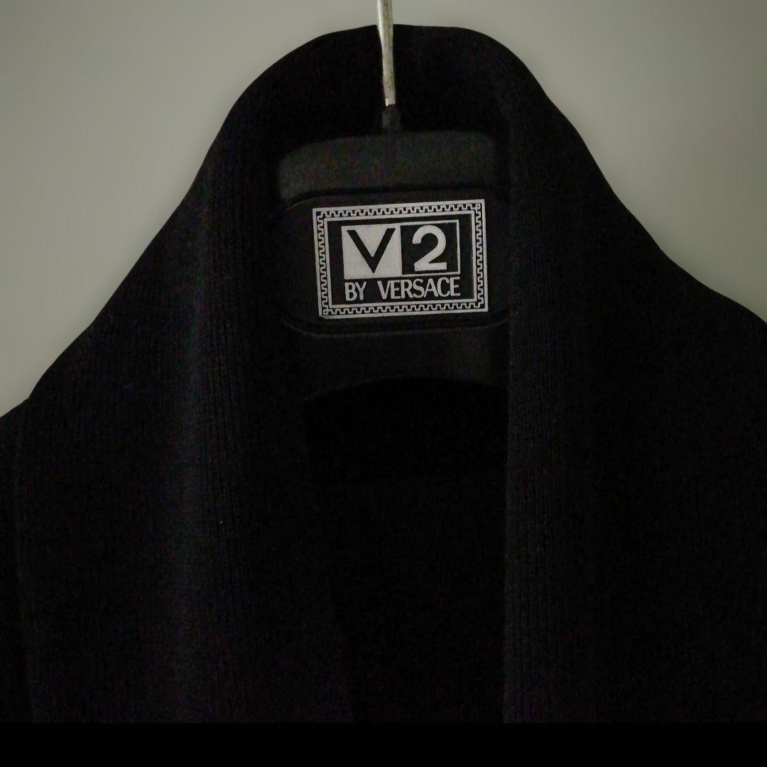★VERSACE,ニットヘチマ衿のジャケット★