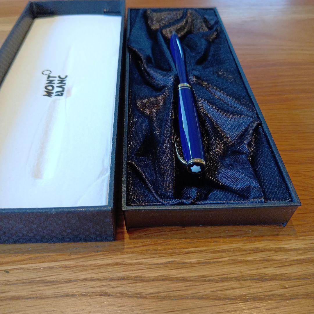 MONT BLANC ネイビー ボールペン 専用ケース付き