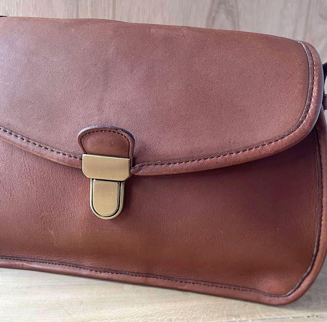 希少 オールドコーチ ショルダーバッグ ブラウン OLD COACH 9815