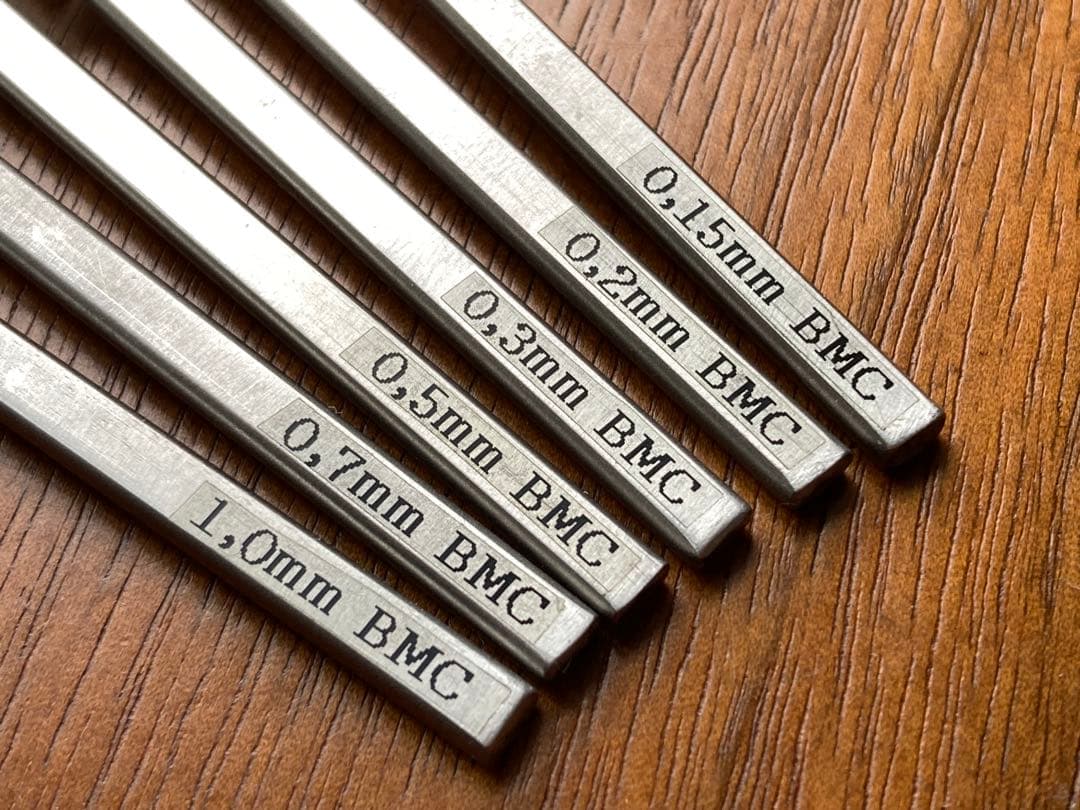 d*7様 スジボリ堂 BMCタガネ 6本セット