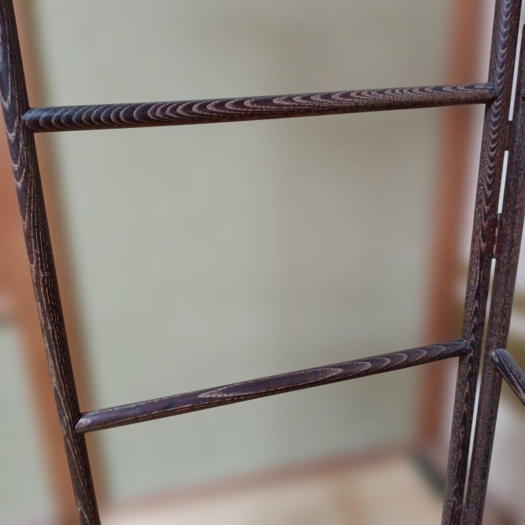 昭和レトロ】衣桁 着物かけ 木製 フック付き 服かけ