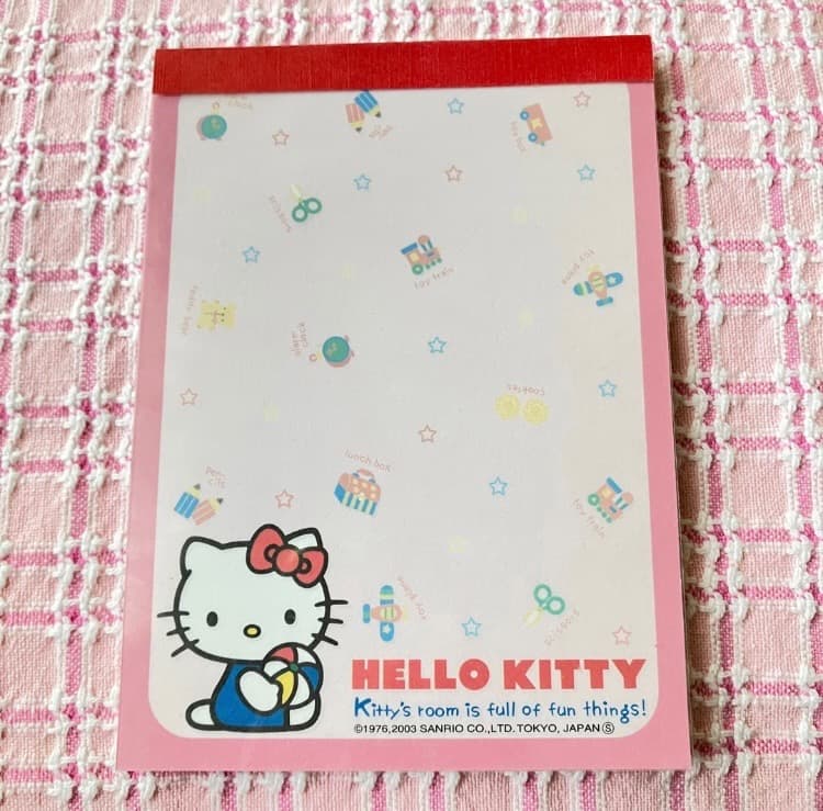 平成レトロ☆ハローキティ メモ帳 - メルカリ