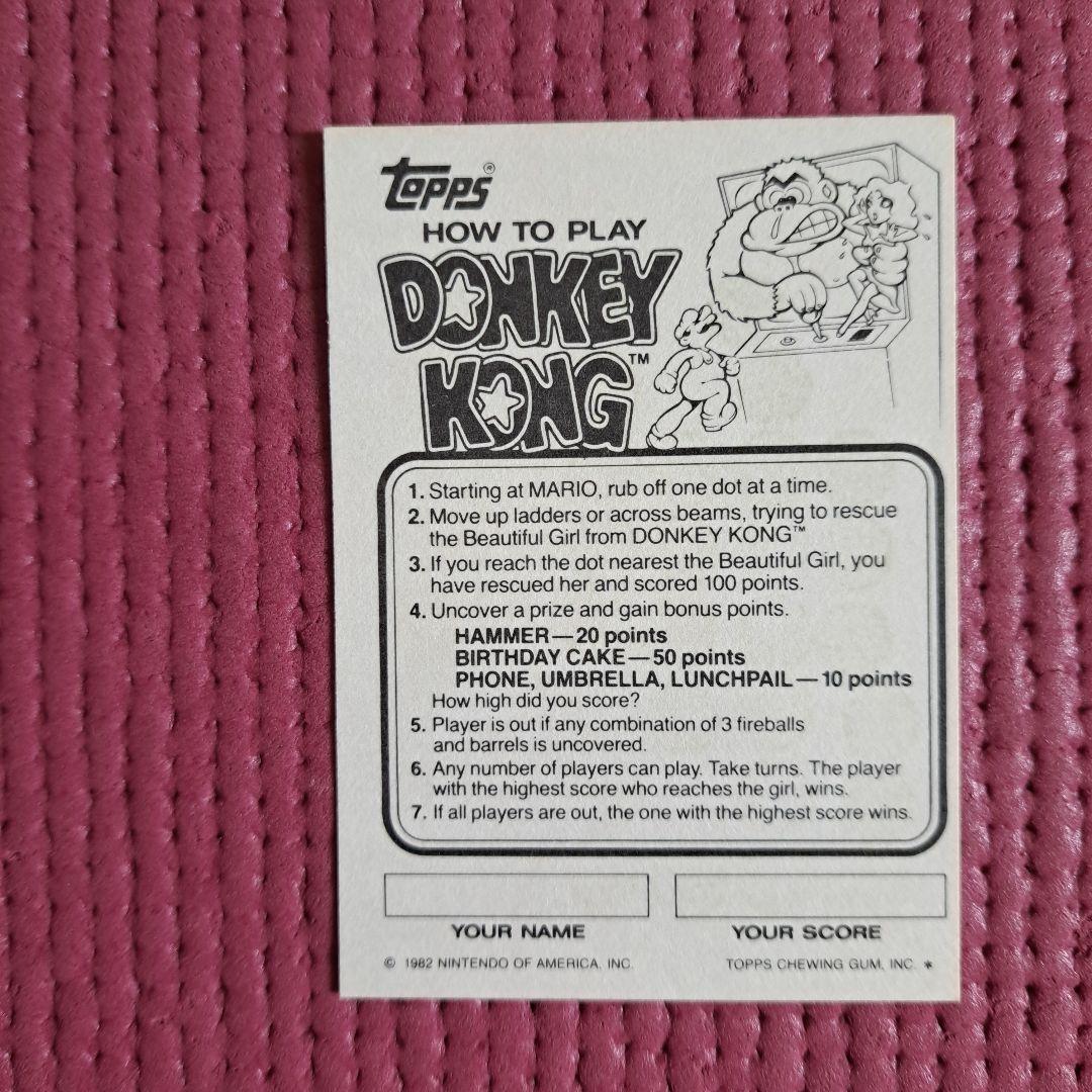 topps DONKEY KONG ドンキーコング　カード36枚　トップス
