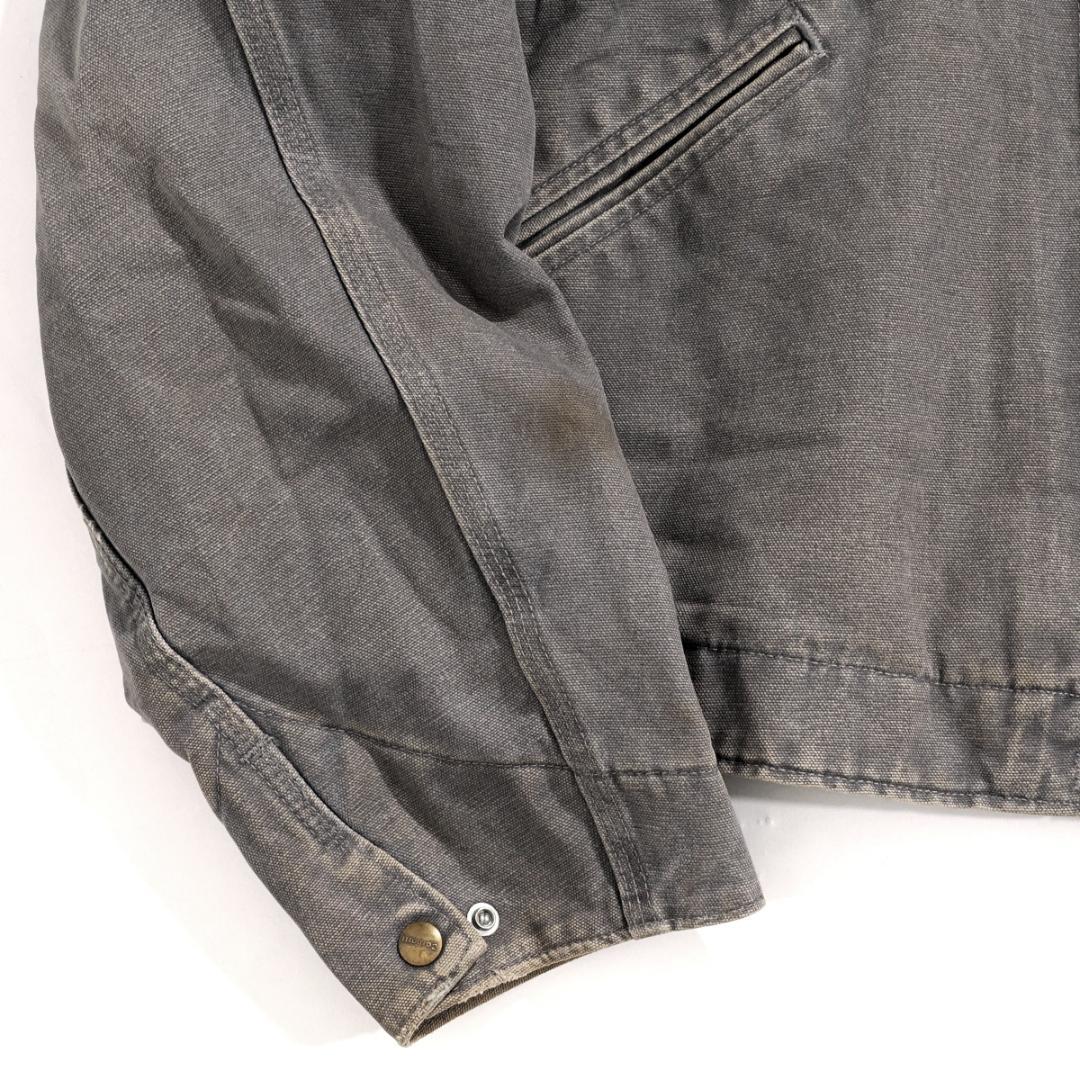 カーハート ダック デトロイトジャケット 2XL フェードブラック 墨黒