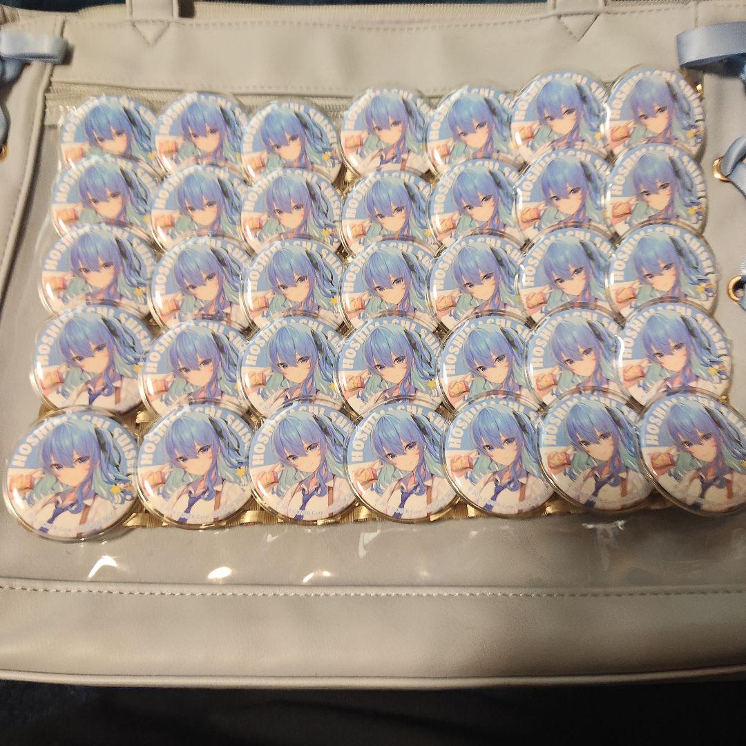 masa　ホロライブ 缶バッジ 不知火建設 星街すいせいセブン　痛バッグ