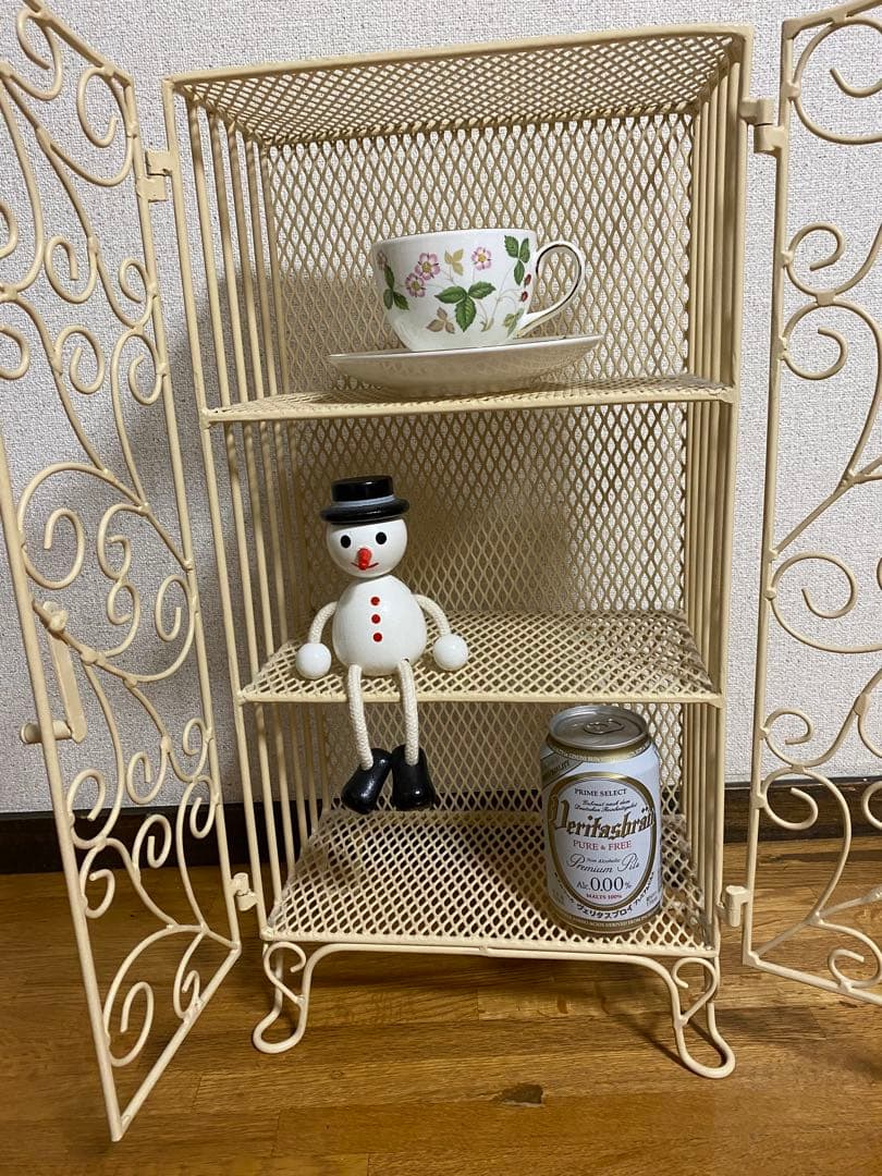 金属製 アンティーク キャビネット