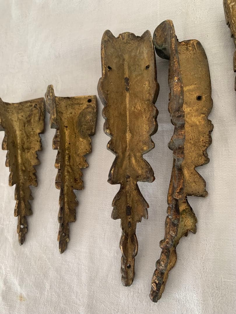 フランスアンティーク 装飾パーツ 金属製 まとめ売り ブロカント 美術