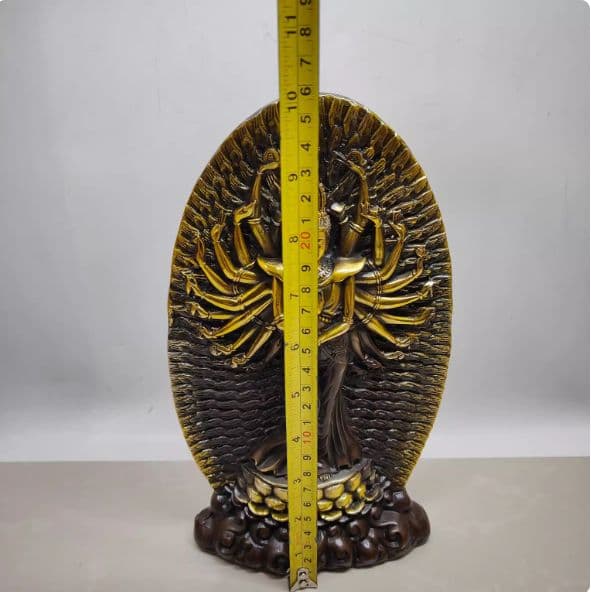 仏教美術 仏像 千手観音仏像 鎮宅辟邪 開運風水 招財 奉納 装飾品