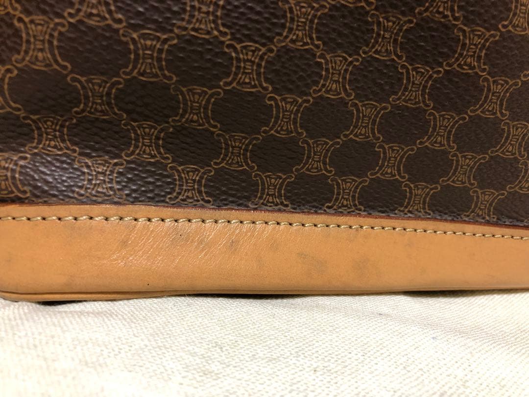 CELINEマカダム柄ショルダーバッグ