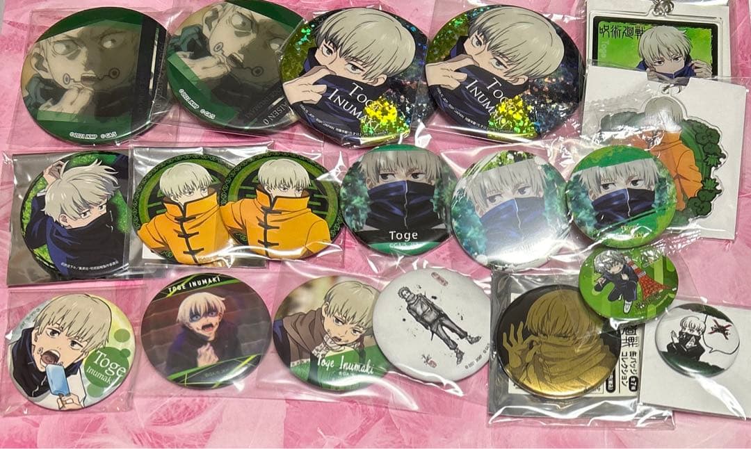 呪術廻戦狗巻棘缶バッジまとめ売り