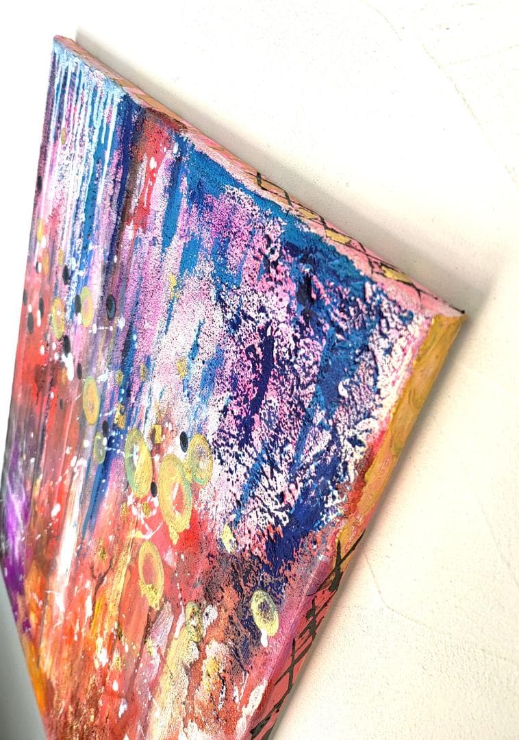 【専用】月曜日のサーカス/ 抽象画 キャンバス 50×40㎝ 原画1点のみ