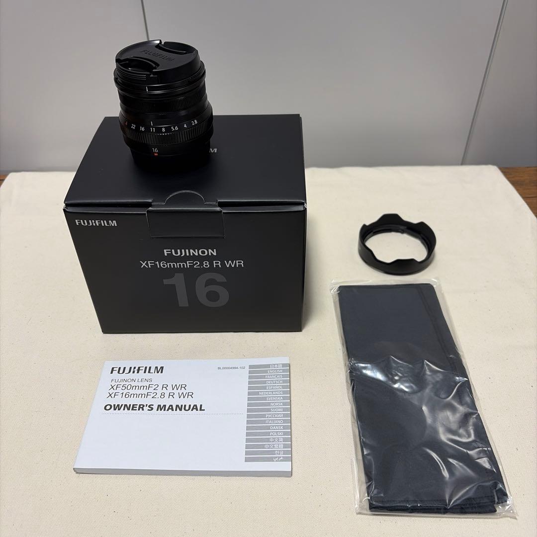 レンズ(単焦点) FUJINON XF16mm F2.8 R WR フジノンレンズ XF16mmF2.8 R WR ブラック: レンズ・フィルター関連