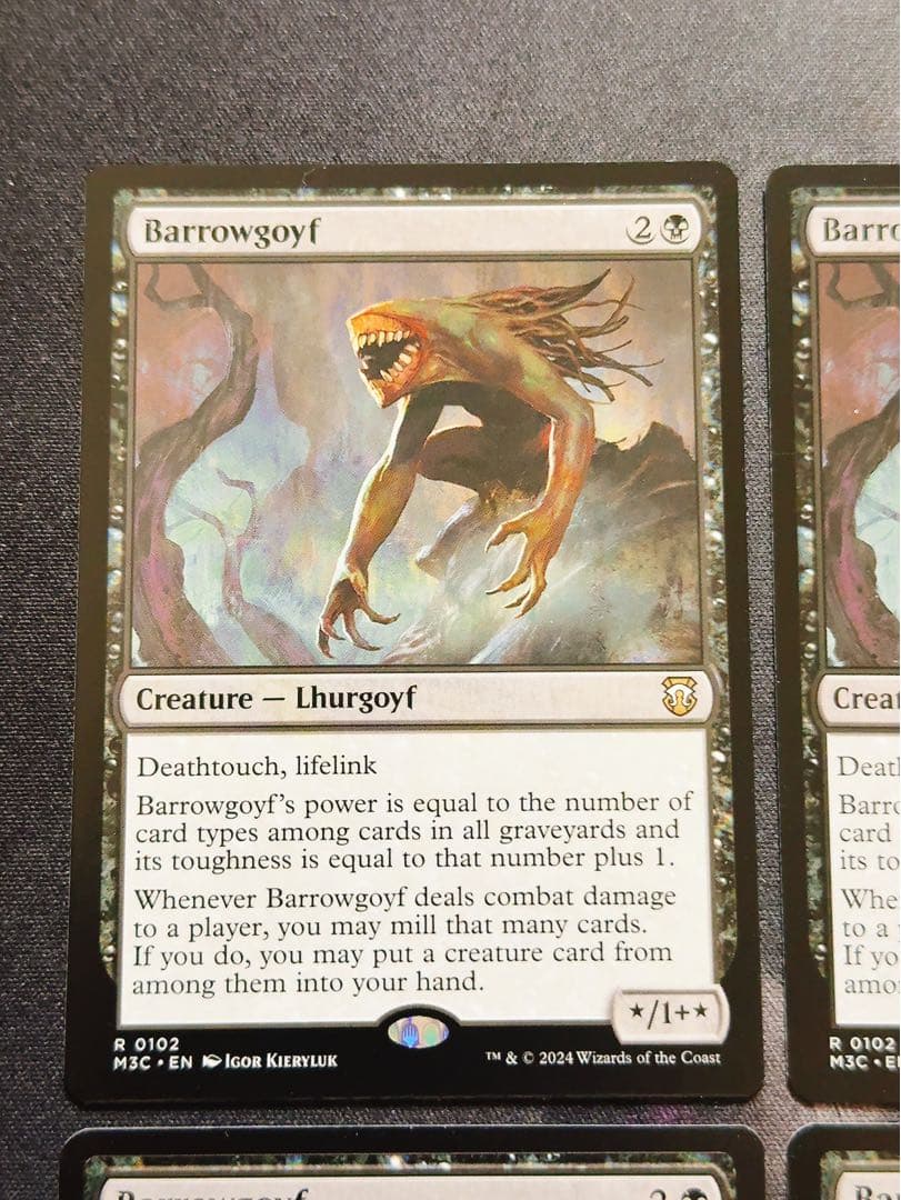 バロウゴイフ 英語 4枚セット