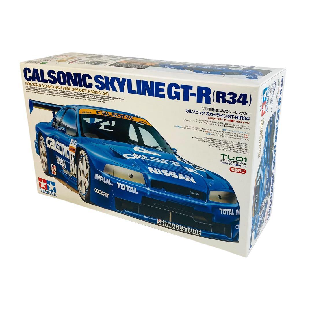 タミヤ 1/10 RC カルソニックスカイラインGT-R（R34） TL-01
