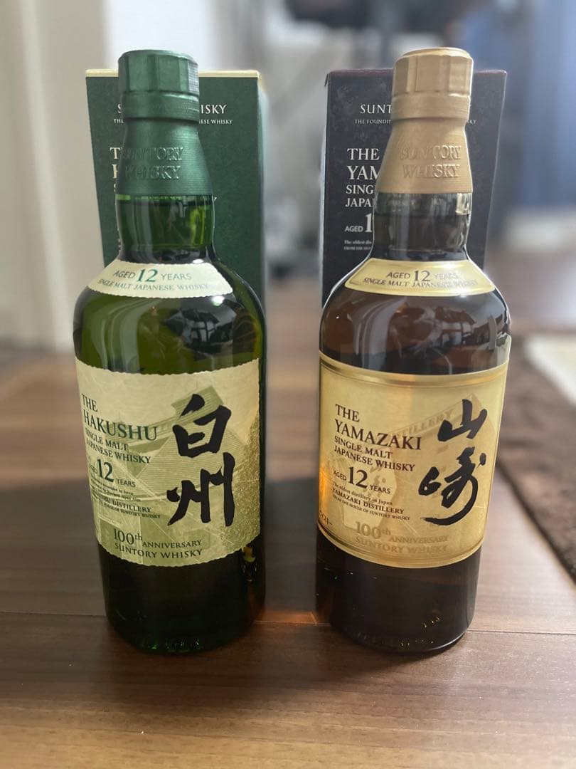 山崎12年✖️2、白州 12年✖️1