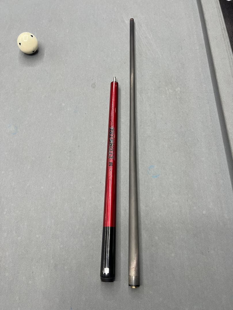 ビリヤードキューTHE CRACK 分割型JUMP CUE カーボンシャフト