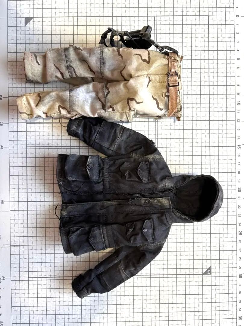 ミリタリーフィギュア damtoys 12インチ sfod カスタム