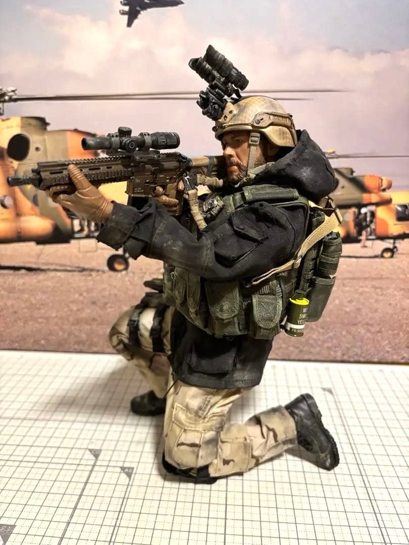 ミリタリーフィギュア damtoys 12インチ sfod カスタム