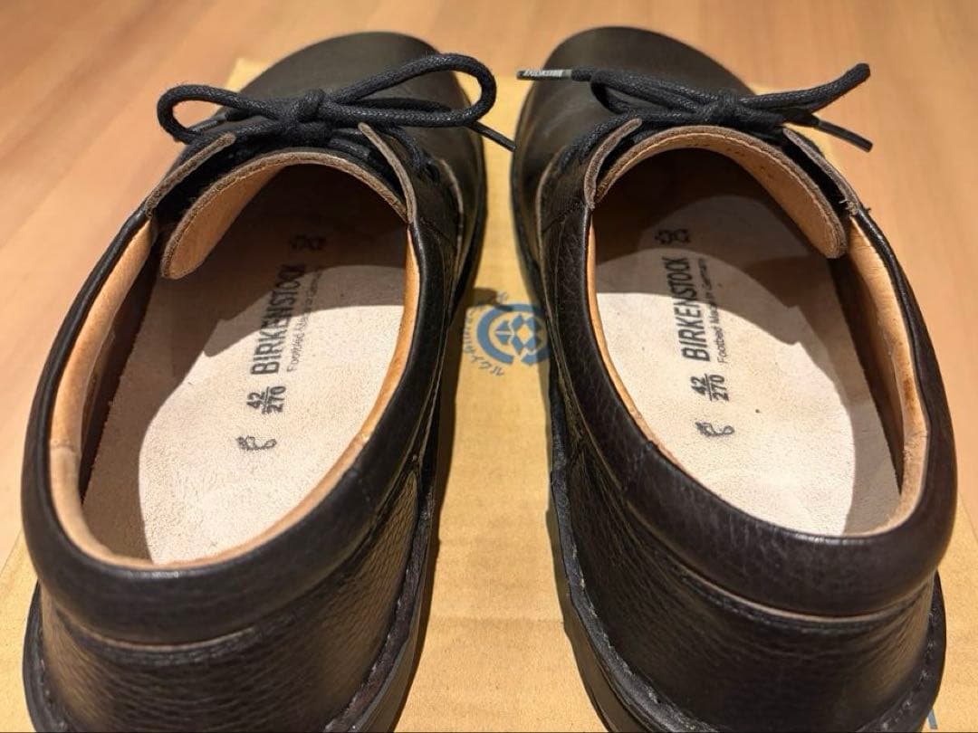 『トミクロ』BIRKENSTOCKレザーシューズ サイズ=42(27CM)