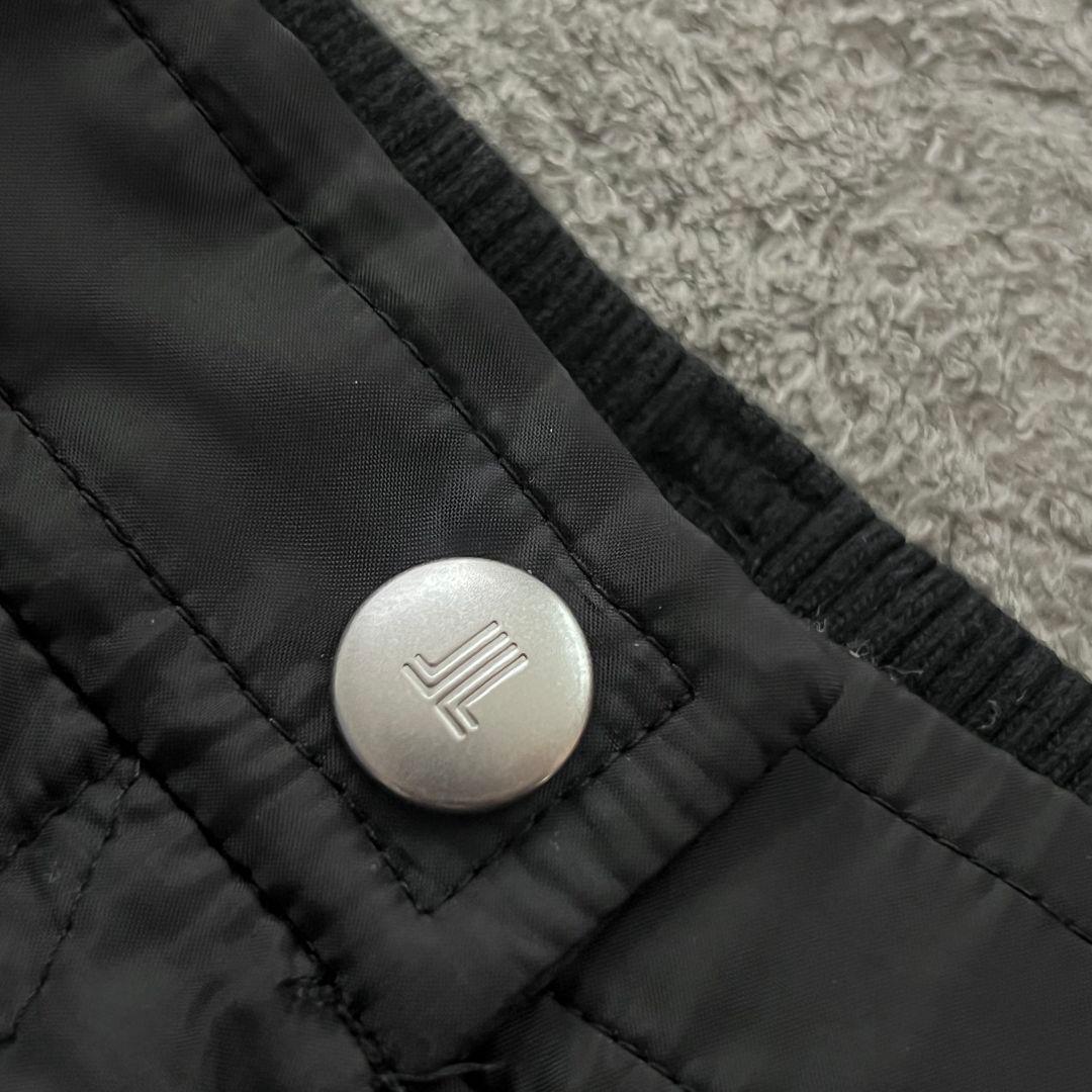 LANVIN SPORT ランバンスポール　中綿　ゴルフパンツ　キルティング　黒