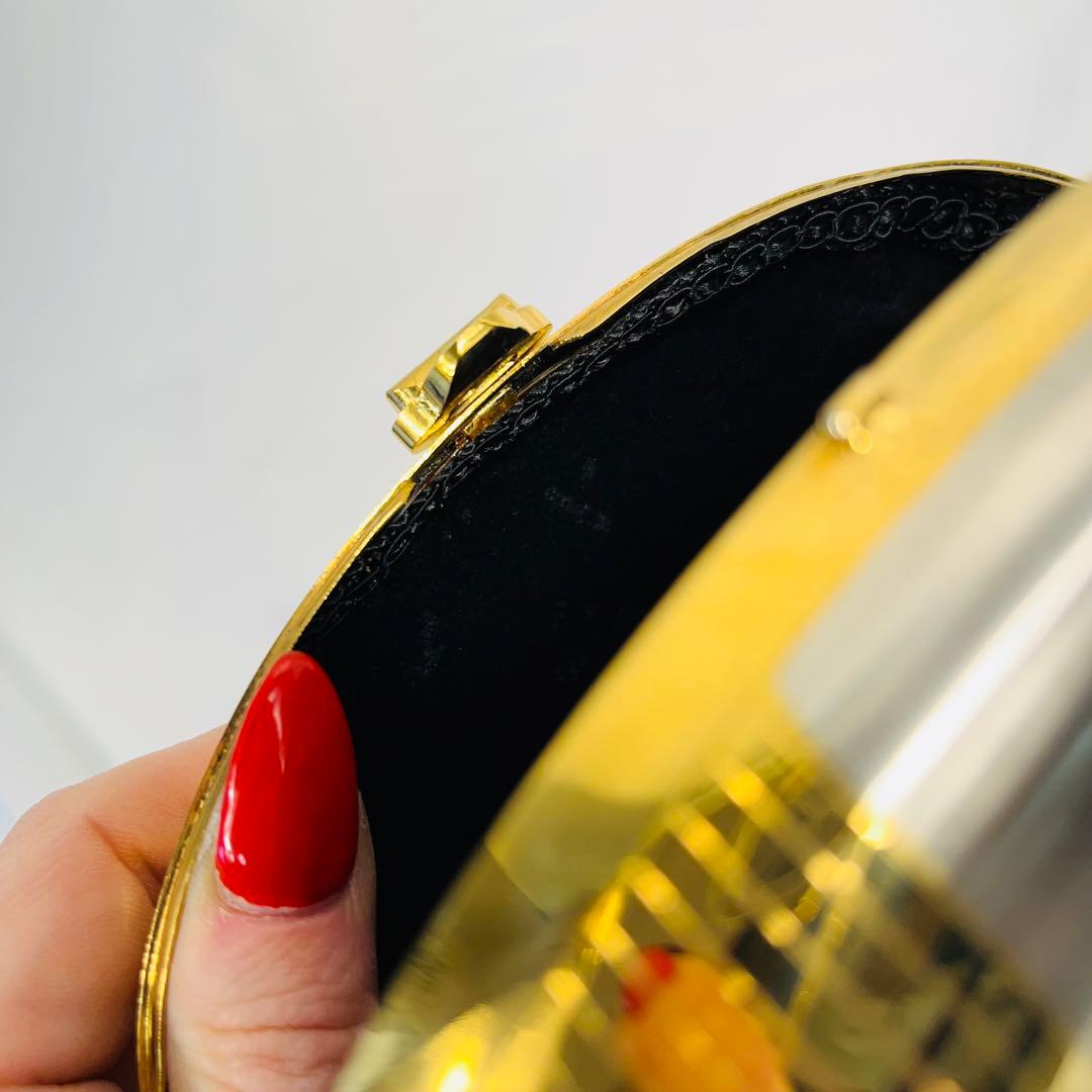 LANVIN ゴールド パーティーバッグ ドレスアップ　ディナー　クラッチバッグ