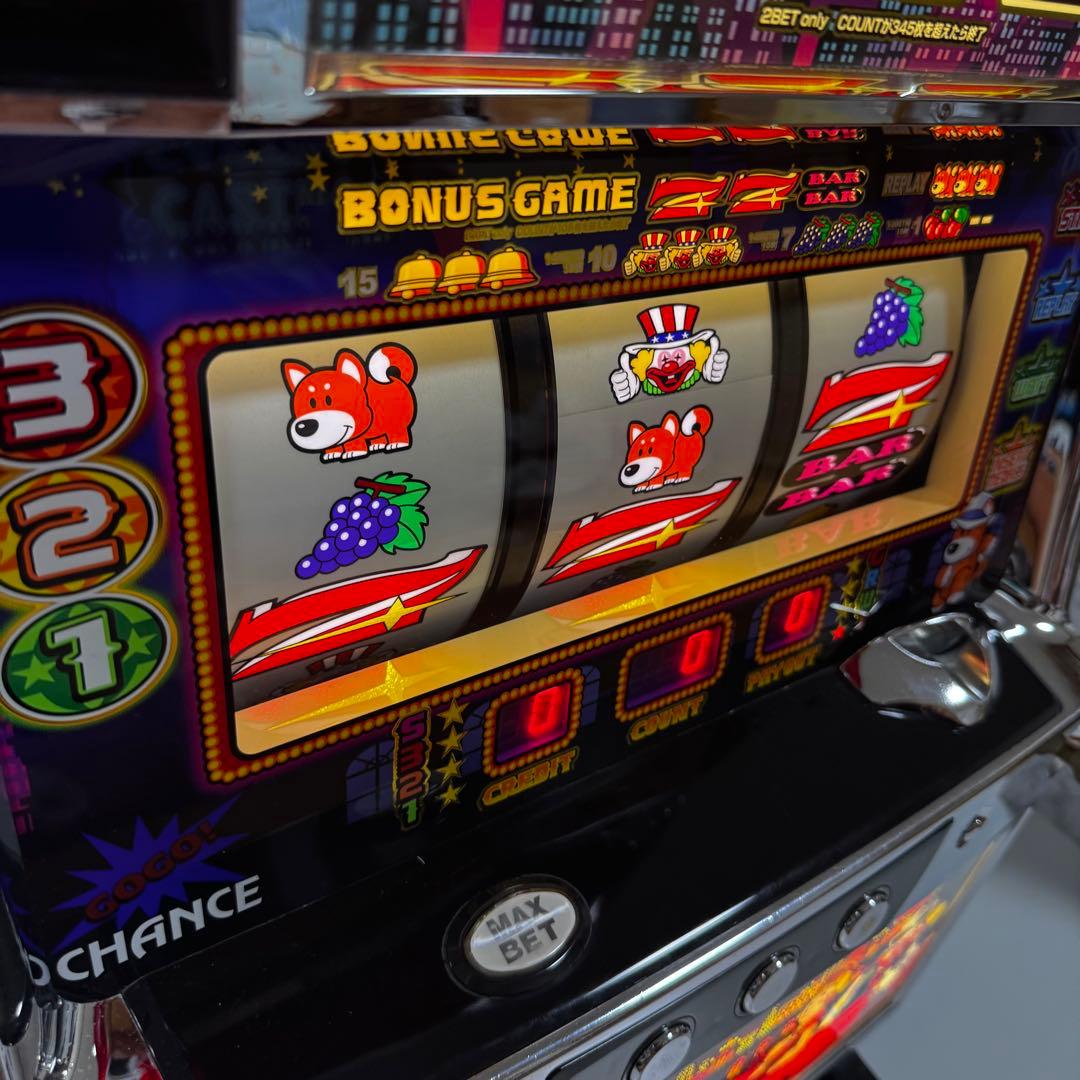 名器 パチスロ実機 ファンキージャグラー コイン不要機付 家庭用