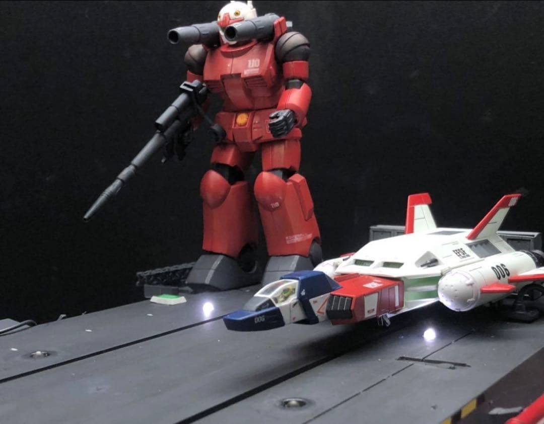 バンダイ コアブースター カスタム カタパルト ジオラマ 受注製作