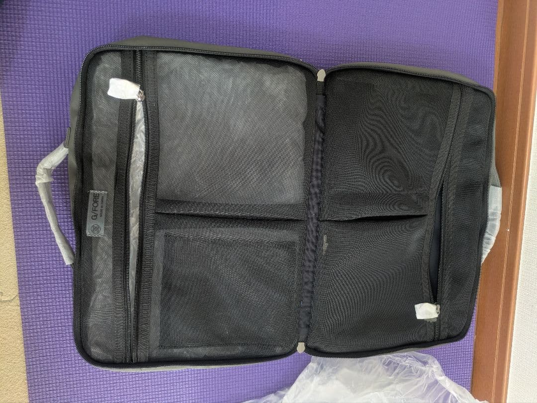 新品非売品☆G/FORE ジーフォア刺繍4Gロゴ トラベルバッグバッグインバッグ